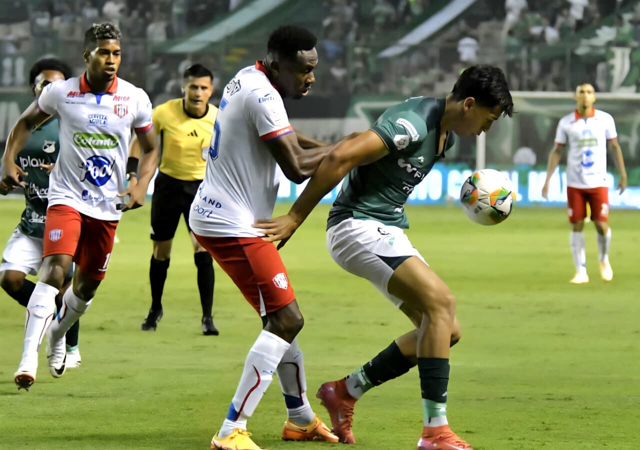 Imagen del partido entre Deportivo Cali y Unión Magdalena por la fecha 7 del segundo semestre de la Liga colombiana 2025.