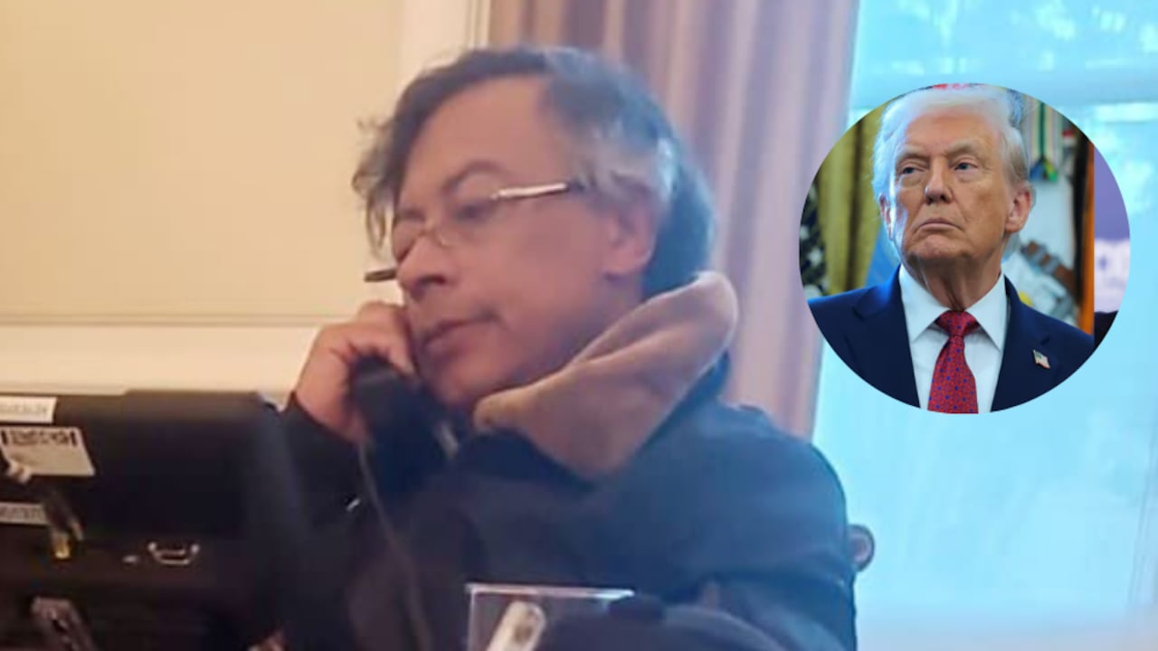 Llamada entre Gustavo Petro y Donald Trump.