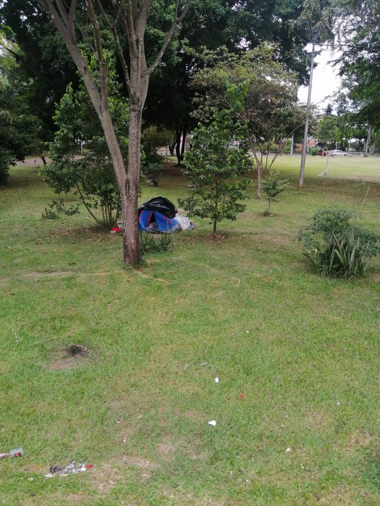 Habitantes del sector aseguran que en la zona verde se han encontrado maletines y objetos abandonados que, según dicen, habrían sido dejados tras robos.