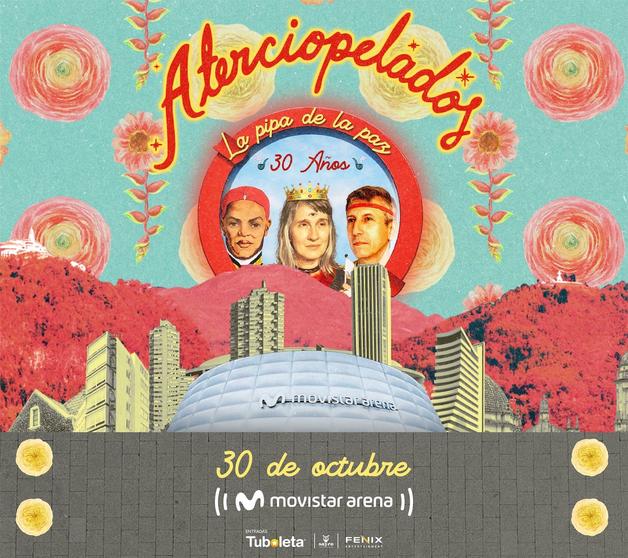 uno de los invitados especiales que tendrá el 30 de Octubre en el Movistar Arena será Enrique Bunbury .