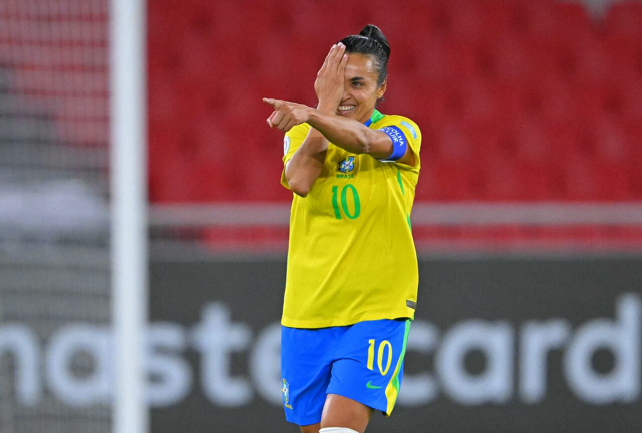 Marta capitana de la Selección de Brasil