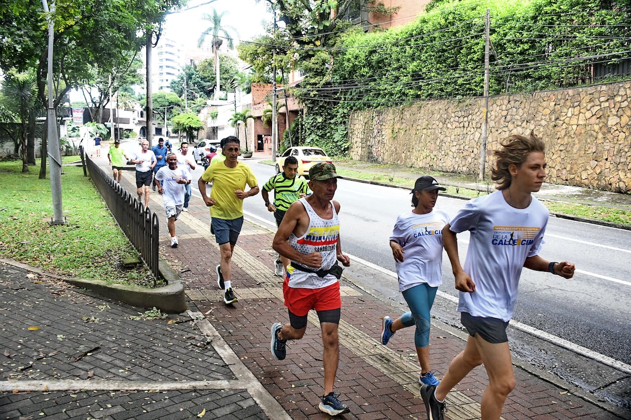 Cali: Equipo de atletismo de habitantes de la calle, foto José L Guzmán