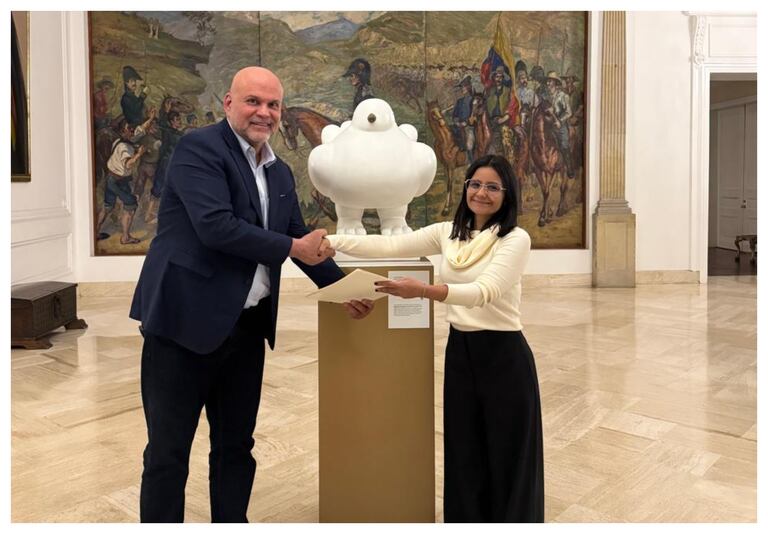 Salvatore Mancuso en la Casa de Nariño.