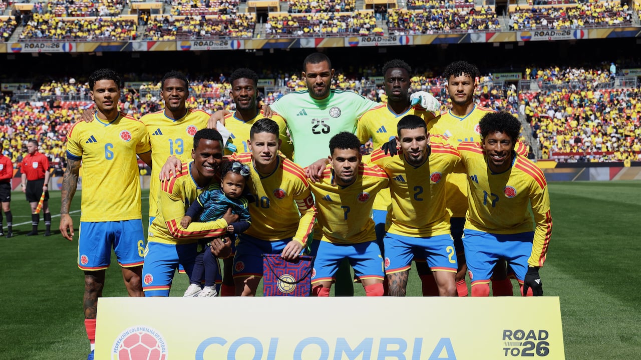 Nómina titular de la Selección Colombia que enfrentó a Francia en el amistoso de marzo