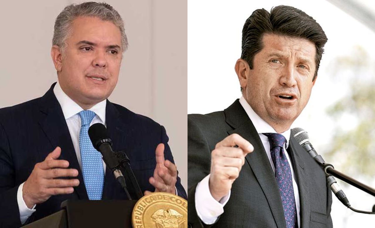 El presidente Iván Duque defendió al ministro de Defensa Diego Molano.