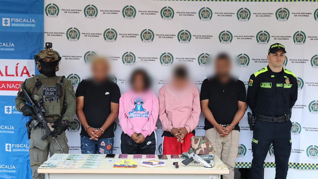 Estas cuatro personas están siendo judicializadas por su presunta participación en los atentados del 10 de junio en Jamundí.