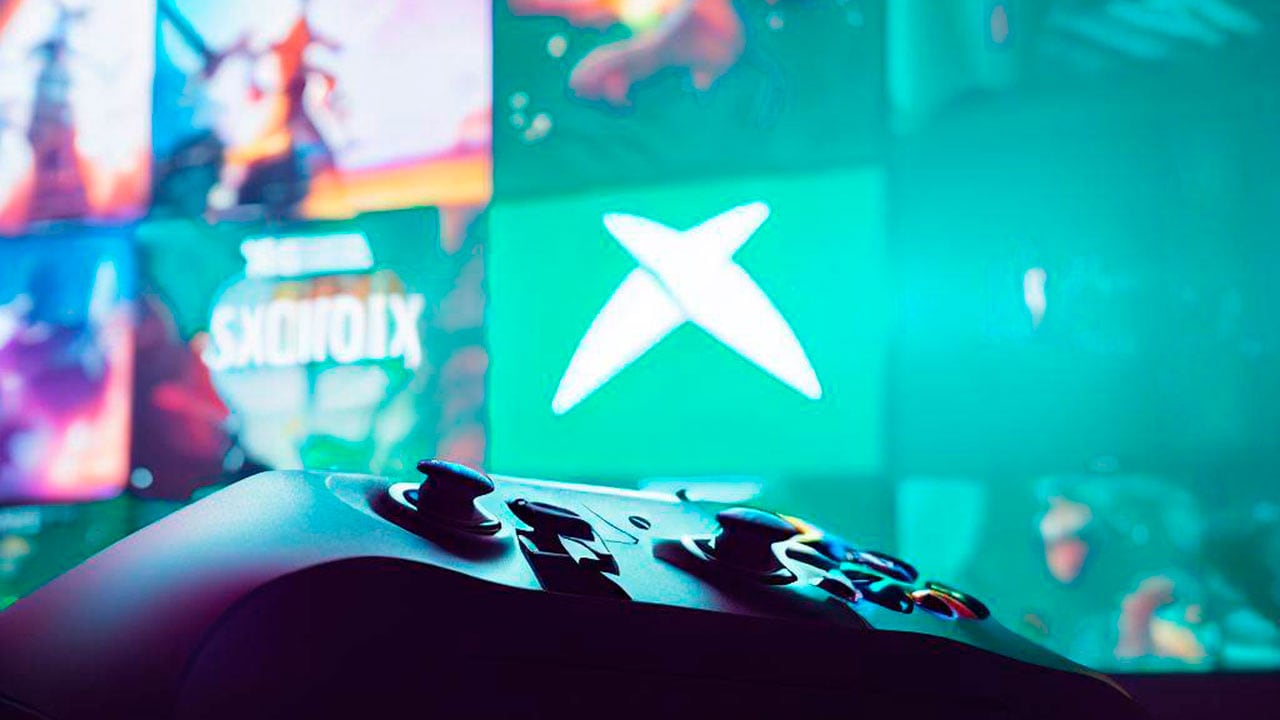 Ilustración de Xbox generada con la IA de Bing image creator.