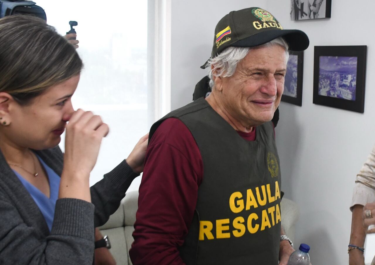 Don Israel García pudo reunirse nuevamente con sus seres queridos.