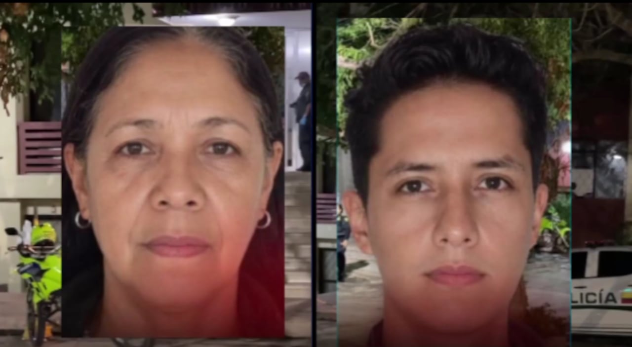 Sonia Imelda Piloneta Tapias y su hijo Benjamín Bautista Piloneta, de 22 años.