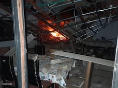 Así quedó la estructura del batallón Santander del Ejército en Ocaña, Norte de Santander.