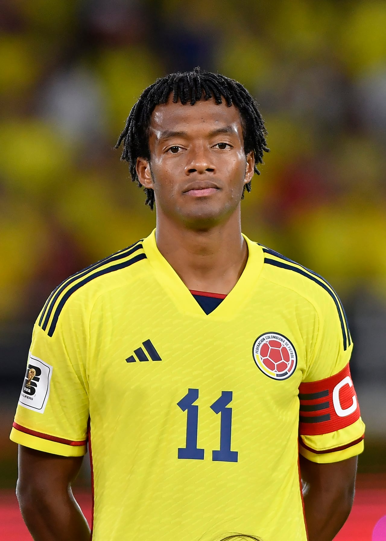 Juan Cuadrado fue el capitán de la Selección Colombia en el partido por la primera fecha de las eliminatorias ante Venezuela