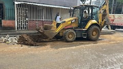 Vista de la esquina de la Calle 47 Norte con 5N-12, en el barrio Popular, tras el reporte de El País Denuncia Emcali adelantó labores de relleno tras el reporte ciudadano sobre la obra inconclusa.