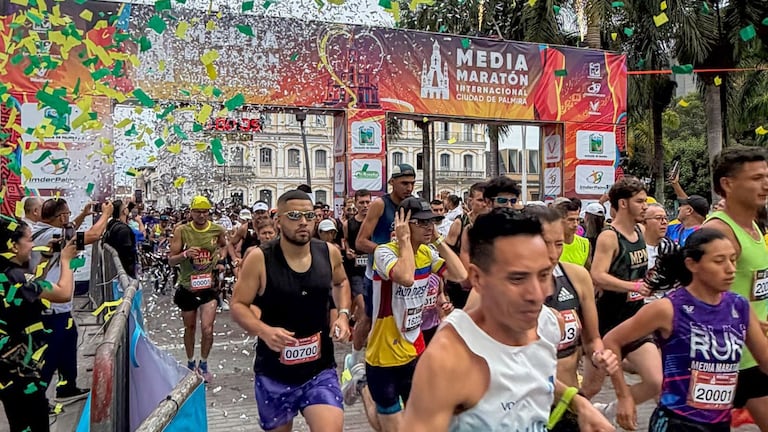 Media maratón de Palmira.