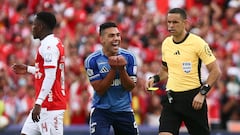 Continúa la polémica por las decisiones del árbitro Carlos Ortega en el clásico de Santa Fe vs. Millonarios