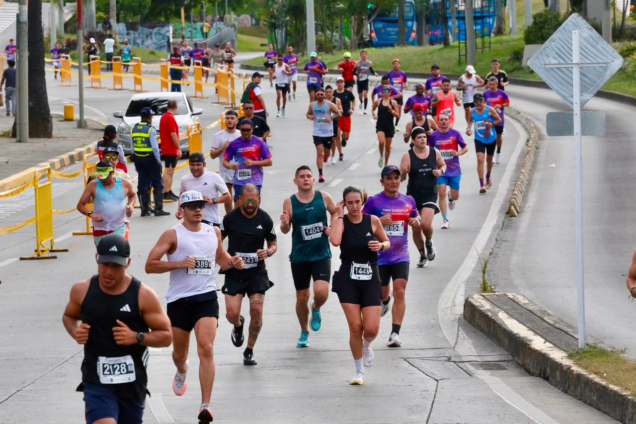 Así se vivió la media maratón de Cali.