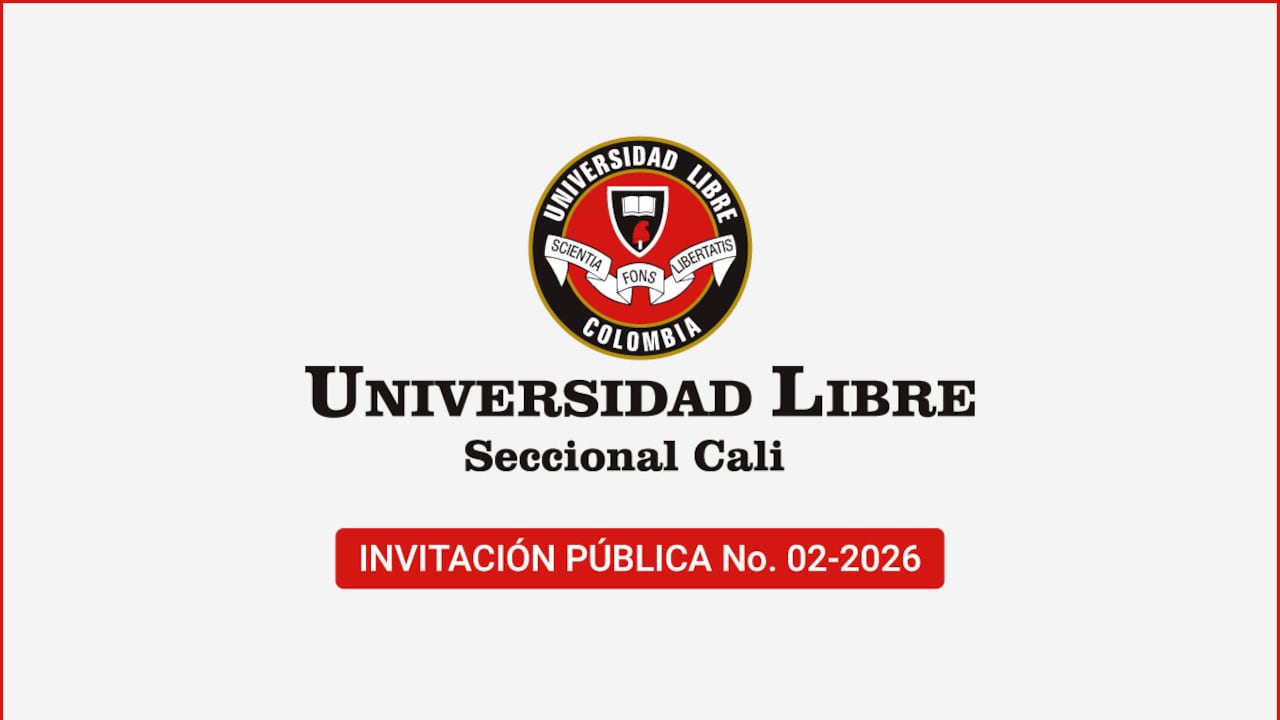 La Universidad Libre seccional Cali invita a proveedores a participar en la Invitación Pública No. 02-2026 para el mantenimiento de fachadas en su campus Valle del Lili.