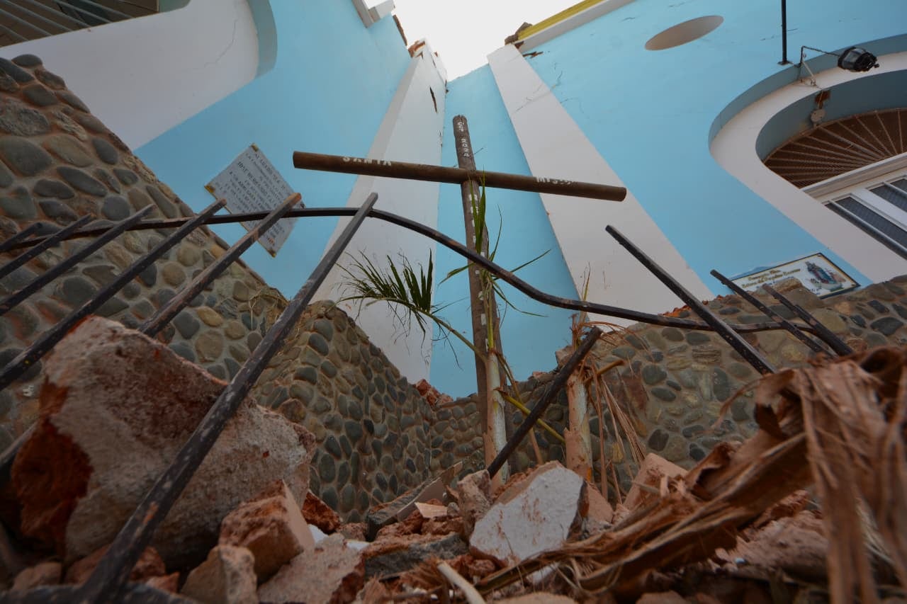 La Parroquia Nuestra Señora del Perpetuo Socorro hace parte de los templos del Valle del Cauca afectados por el terremoto del 10 de agosto.