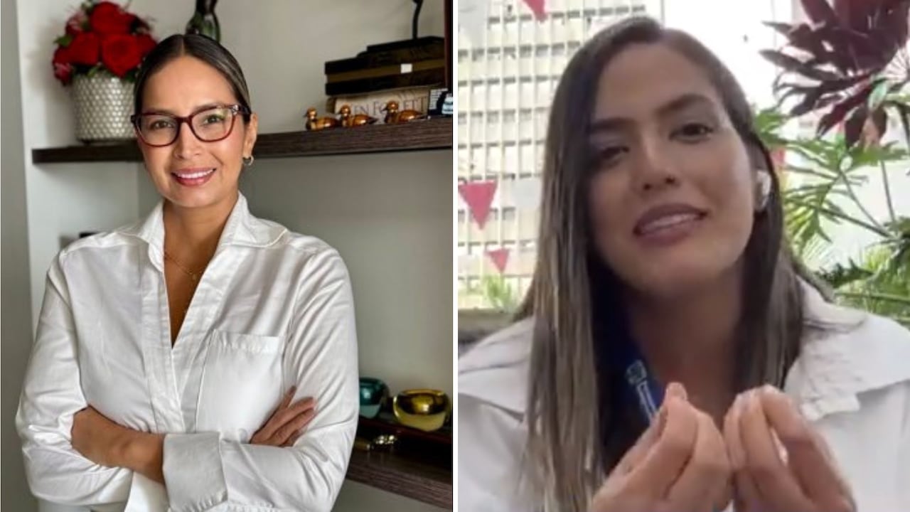 Martha Isabel Gutiérrez, personera municipal de Jamundí, y Daniela Romero, personera delegada de Asuntos Disciplinarios de Cali.