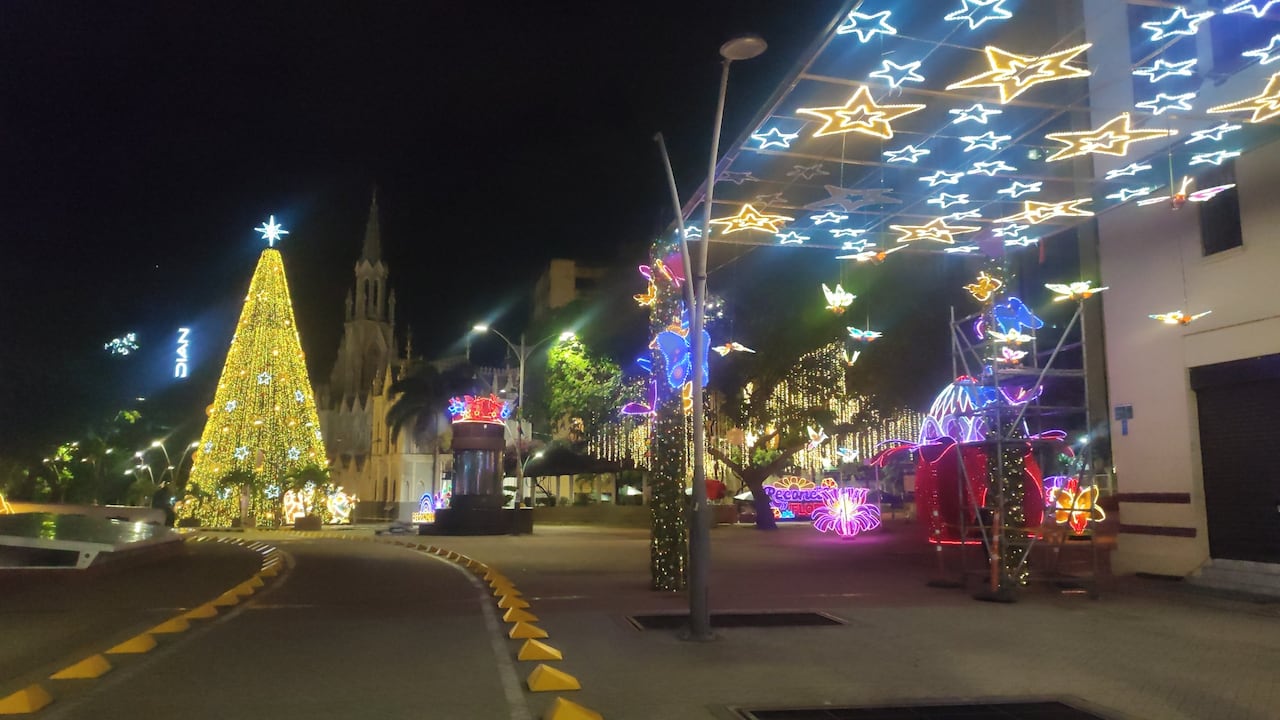 Alumbrado navideño en Cali 2025