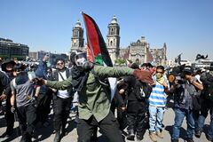 De igual forma, se reportaron manifestaciones en estados como Yucatán, Puebla, Nuevo León, Guanajuato, Jalisco y Morelos. (Photo by Alfredo ESTRELLA / AFP)