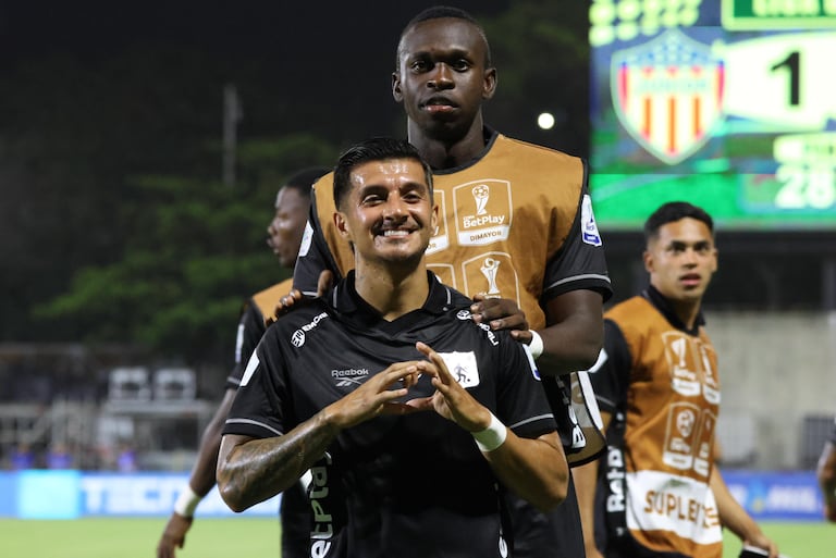 Imagen del partido entre Junior de Barranquilla y América de Cali por la fecha 7 del primer semestre de la Liga Colombiana 2026.