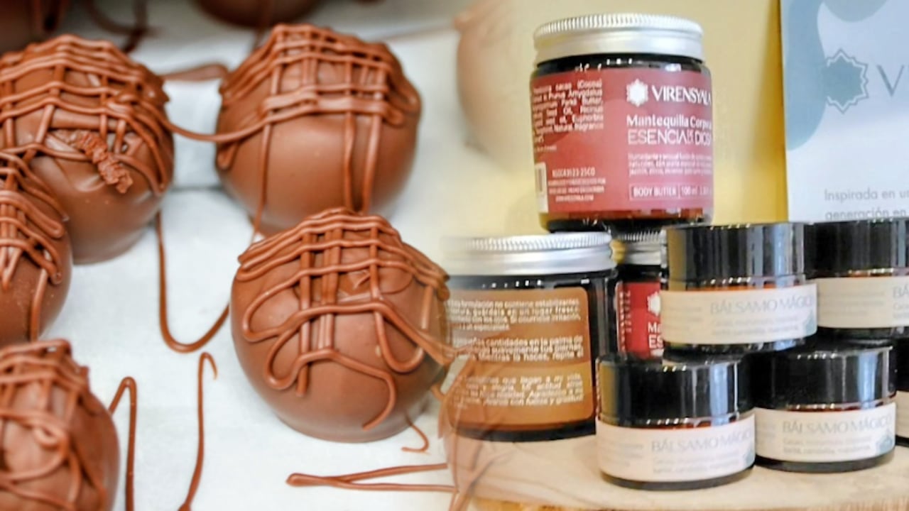 Sabores, texturas y aromas se unen en las creaciones de chocolate que hacen parte de la experiencia inmersiva del centro.