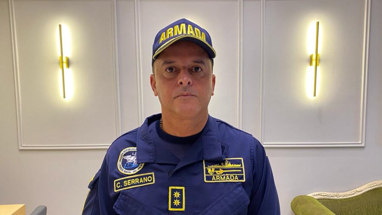 Carlos Serrano, comandante de la Fuerza Naval del Pacífico.