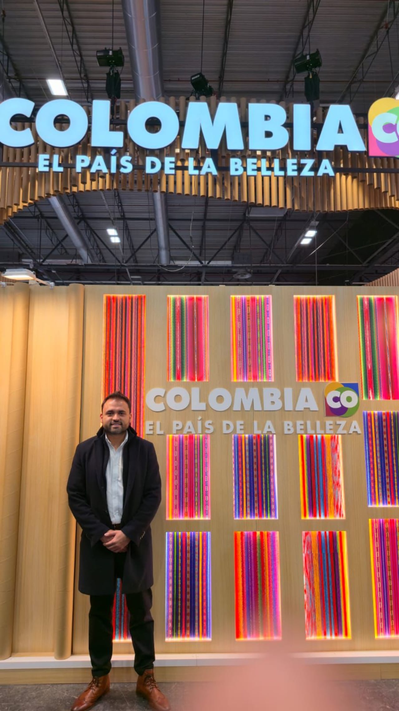 Andrés Lozano, socio fundador de Jacaranda en la FITUR 2026 en Madrid, España.