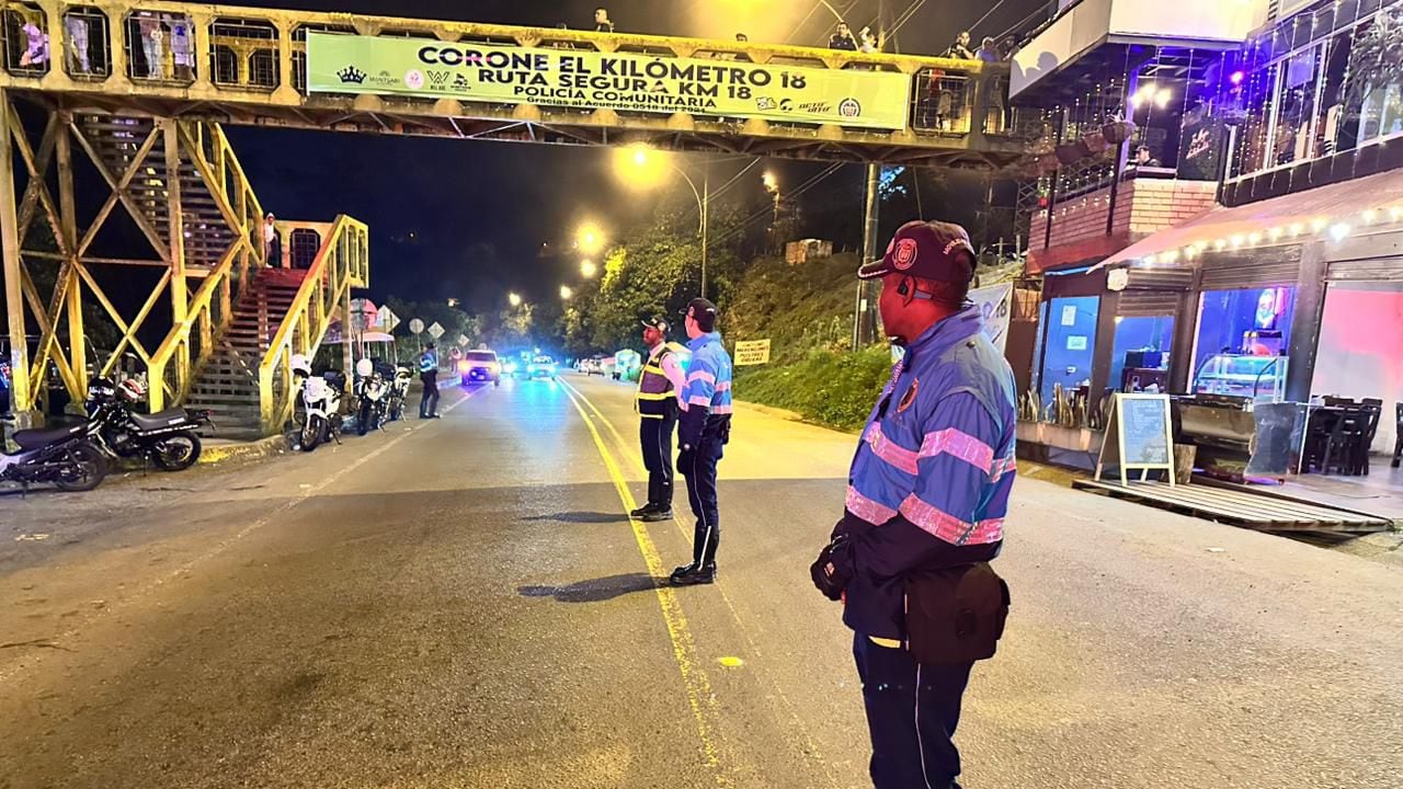 Pico y placa en el kilómetro 18