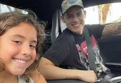 James Rodríguez junto a su hija, Salomé.