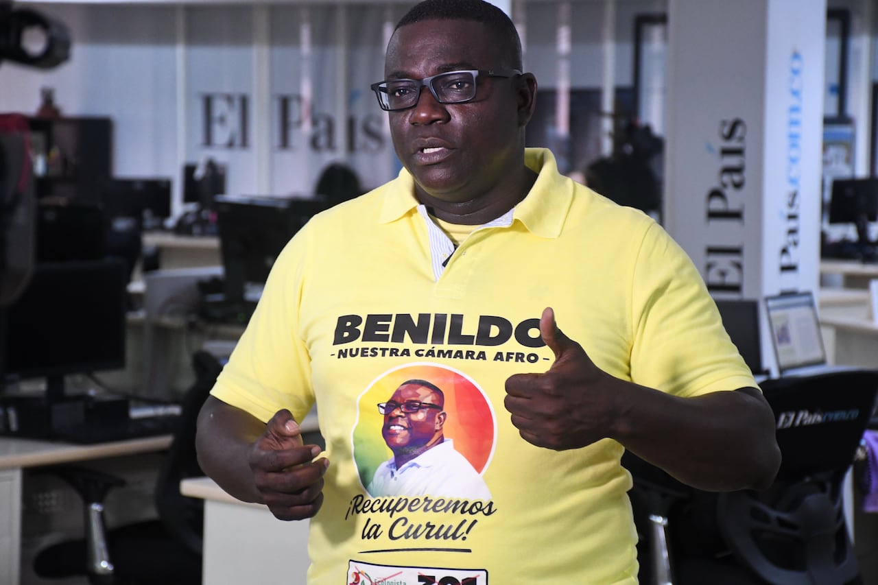 Benildo Estupiñan Solis, candidato a la Cámara por los afro.