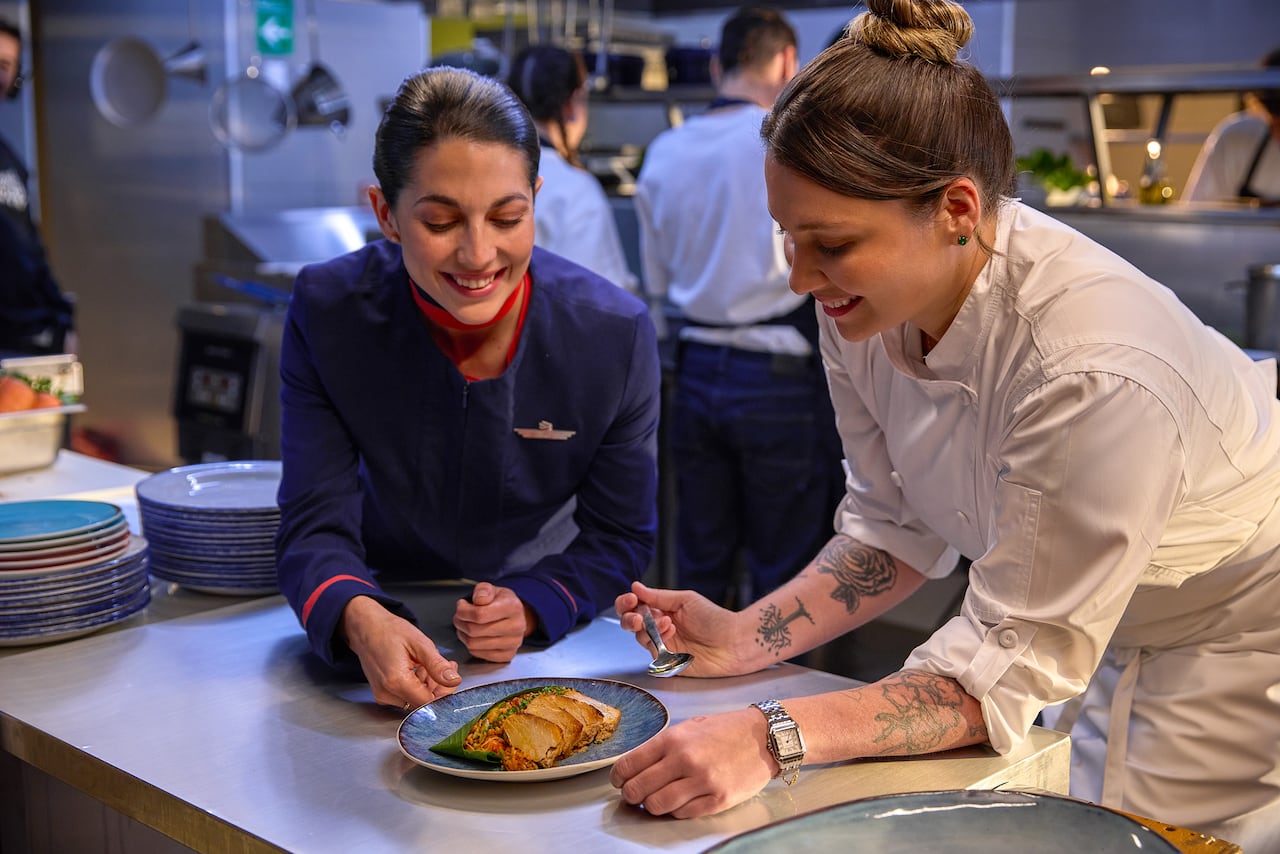 Experiencia gastronómica a bordo