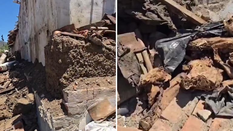 Imágenes del cementerio de Roldanillo, Valle, tras el terremoto del pasado lunes.