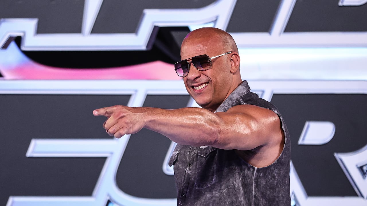 NAUCALPAN DE JUAREZ, MEXICO - MAY 15: Vin Diesel attends the red carpet for the Mexico City premiere of "Fast X" at Plaza Toreo Parque Central on May 15, 2023 in Naucalpan de Juarez, Mexico. (Photo by Manuel Velasquez/Getty Images)