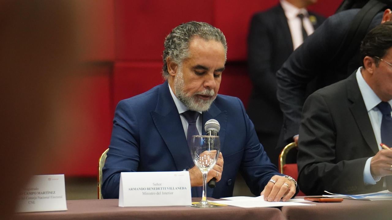 Armando Benedetti, ministro del Interior.