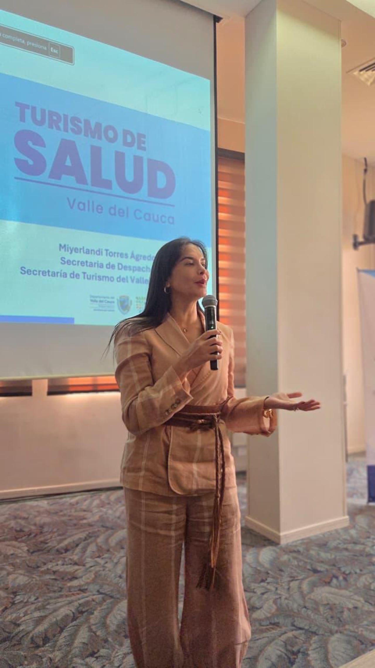 Miyerlandi Torres, secretaria de Turismo del Valle del Cauca.