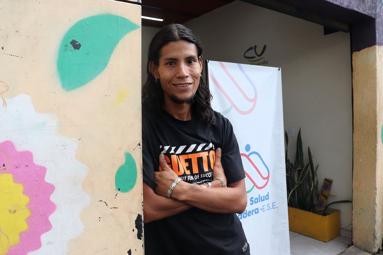 Centro de Atención Móvil a la Drogadicción de la Secretaría de Salud de Cali en el barrio Sucre.