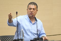 Marco Antonio Suárez, director de la CVC. Audiencia CVC por la defensa del patrimonio de la CEC en la Cámara Comerció, Cali Valle del Cauca, Fotos Wirman Rios, Sep 23 de 2024, EL PAIS