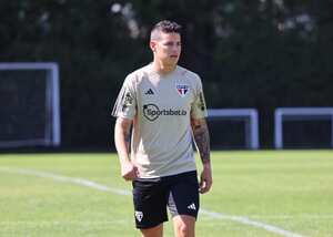 James Rodríguez, volante colombiano.