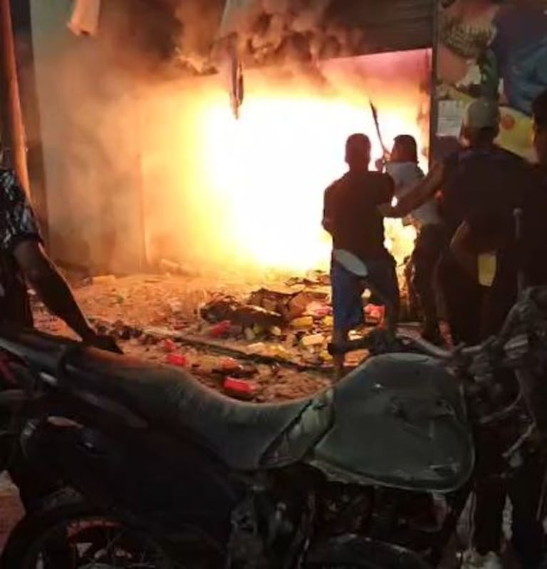 El ataque fue contra la Estación de Policía del municipio de Balboa, Cauca. Activaron una motocicleta cargada con explosivos, confirmaron las autoridades.