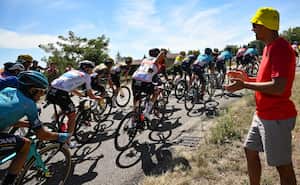 Una ola extrema de calor han sufrido los corredores del Tour de Francia de esta edición 2022.