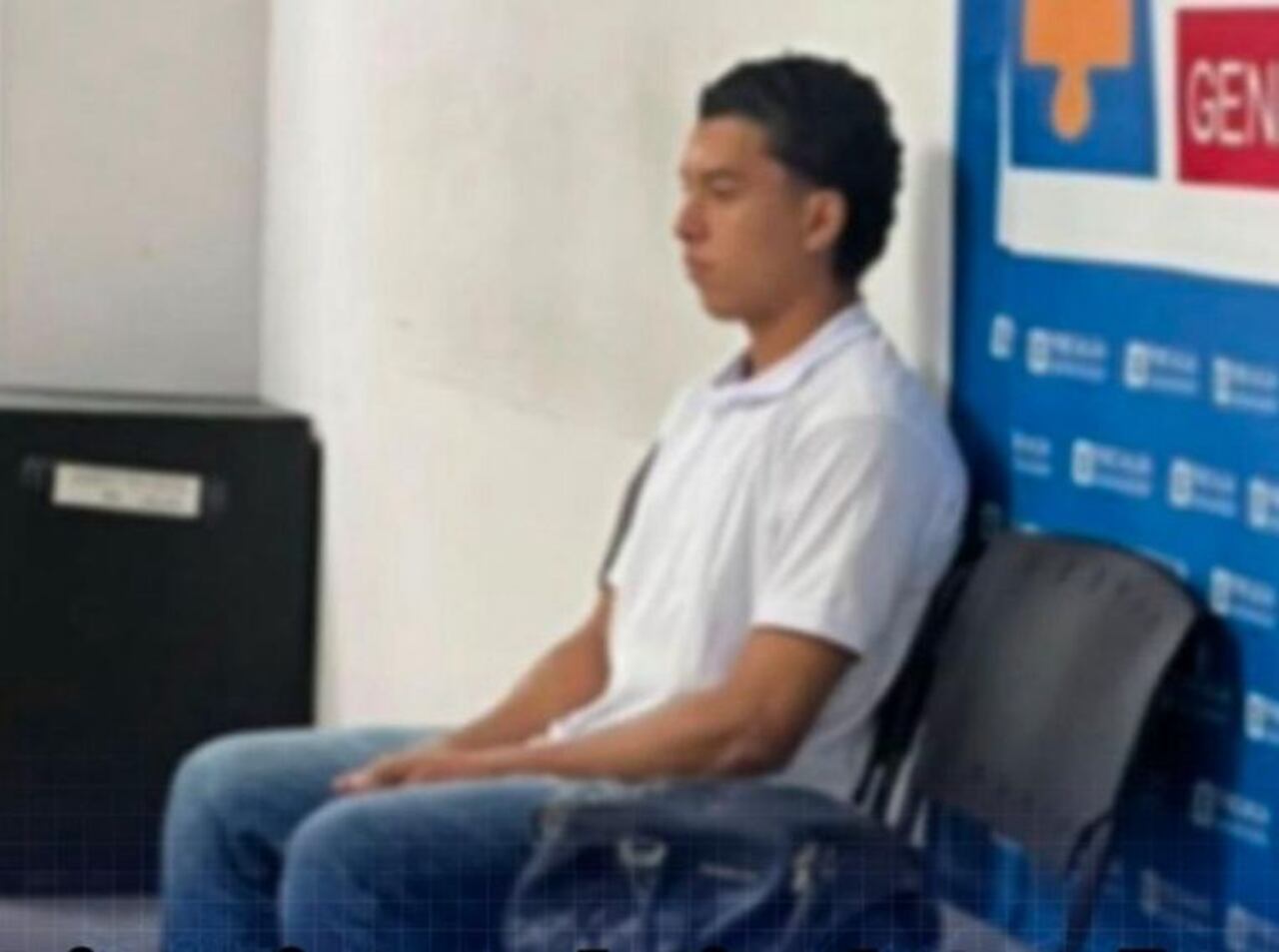 Primera imagen de Ricardo González capturado por el asesinato del estudiante de los Andes