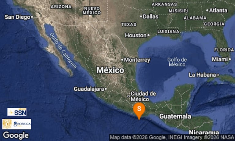 Sismo en México
