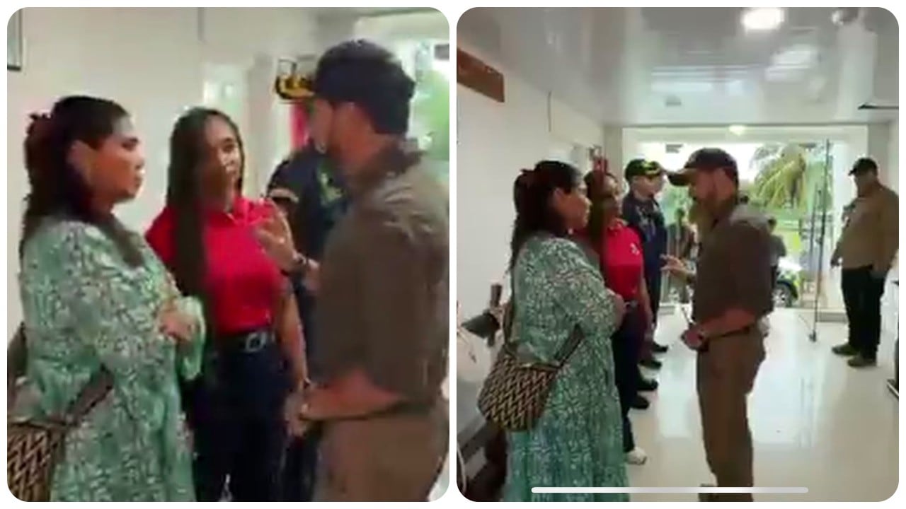 Abelardo De La Espriella junto a la gobernadora y la representante a la Cámara por San Andrés.