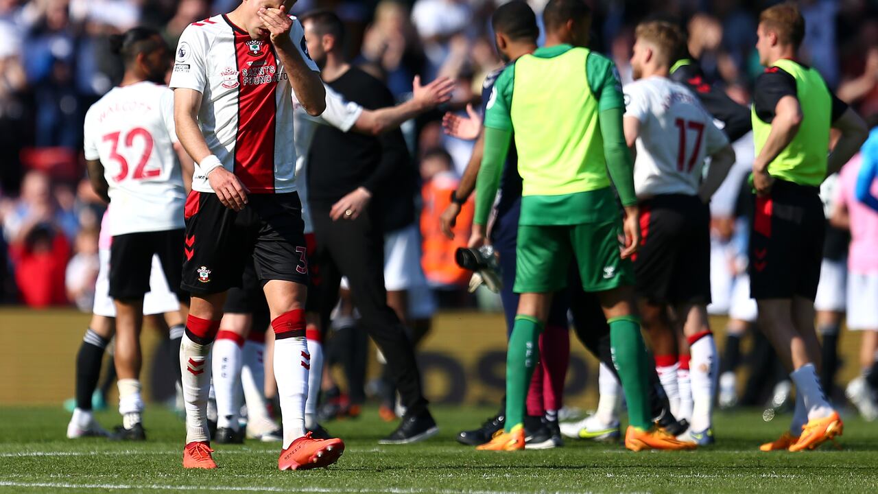 Southampton perdió la categoría en la Premier League, luego de once temporada.