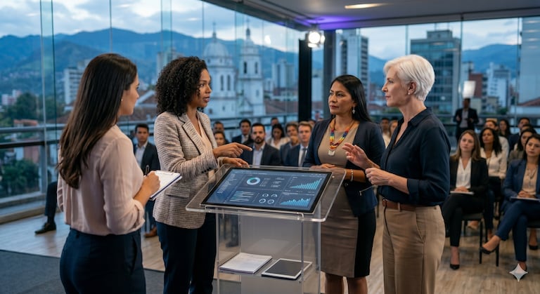 Ganar más confianza es básico para el liderazgo de las mujeres que es cada vez más creciente. Foto creada con Gemini AI.