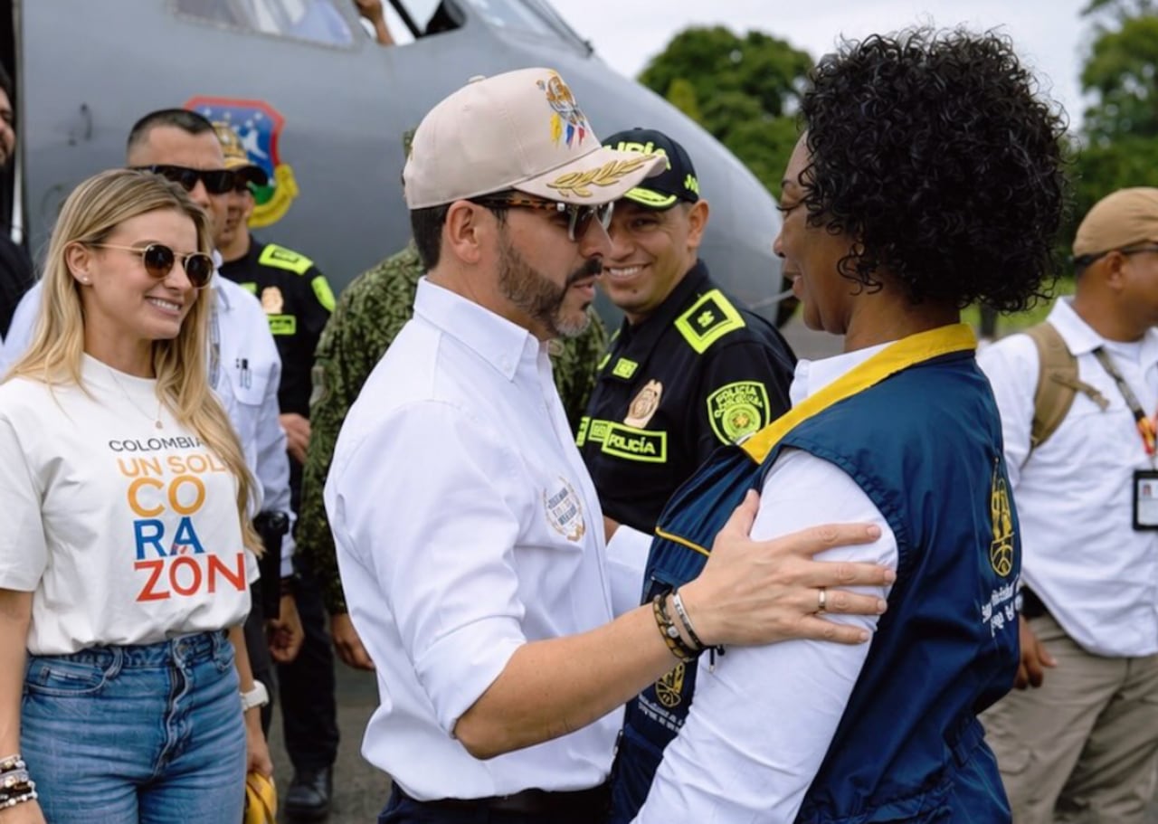 Alcaldesa de Buenaventura destacó presencia del presidente Abelardo de la Espriella, tras terremoto.