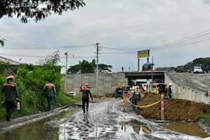 Así van las obras del puente de Juanchito. Los trabajos se concentran en la entrada y salida de la estructura