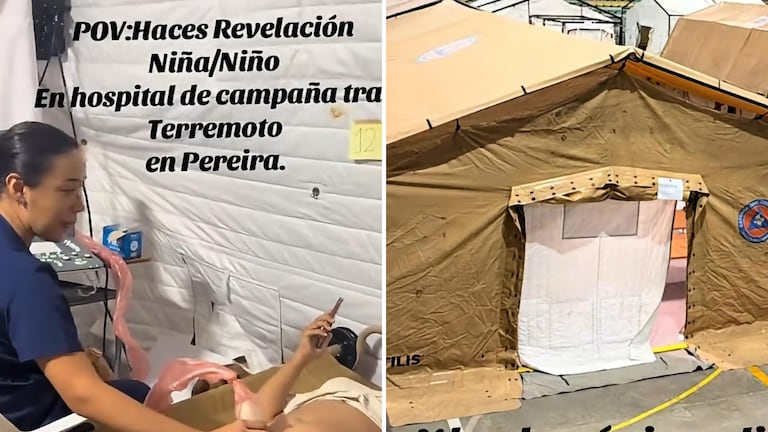Esta carpa fue escenario de alegría en la capital de Risaralda, golpeada por el terremoto.
