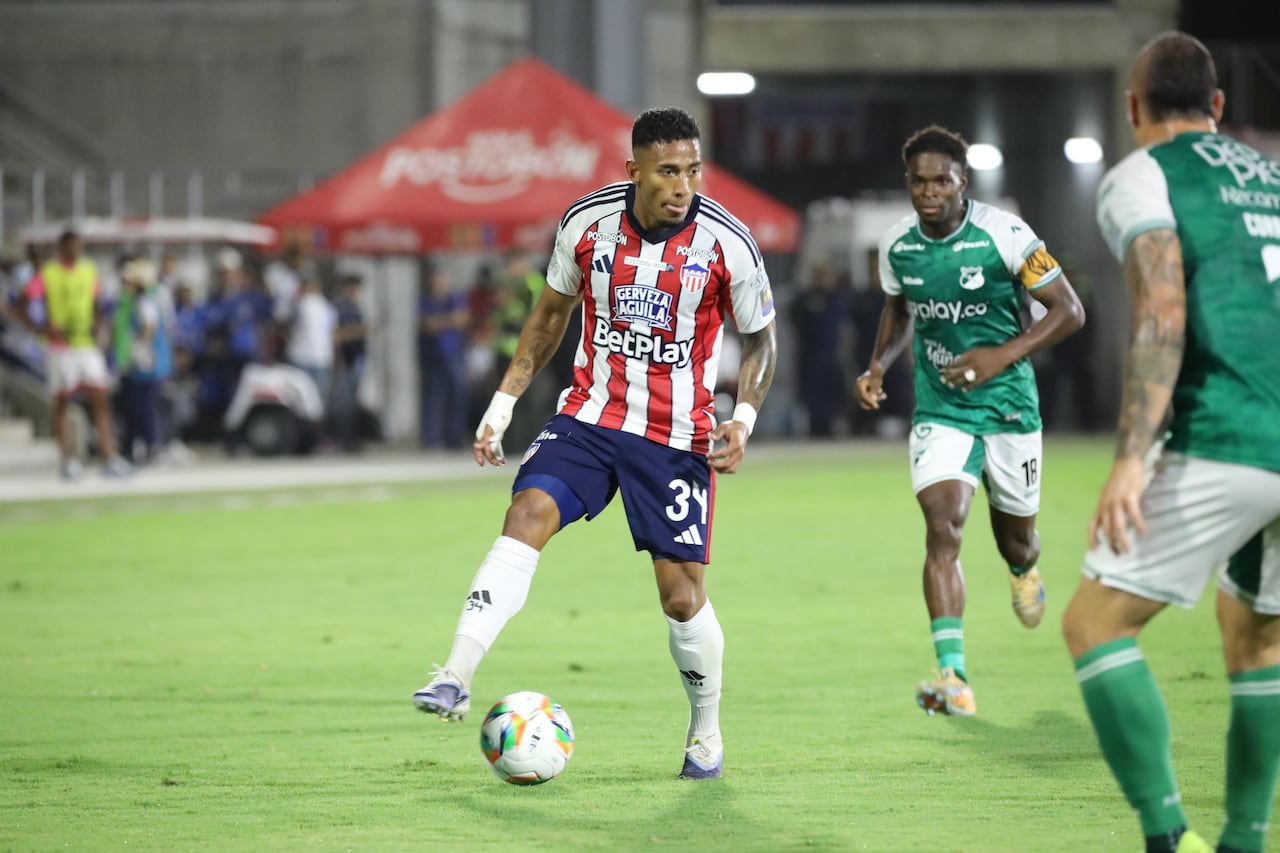 Imagen del partido entre Junior de Barranquilla y Deportivo Cali por la fecha 15 del primer semestre de la Liga Colombiana 2026.